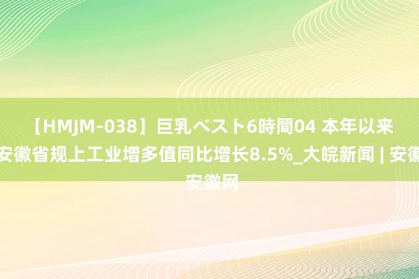 【HMJM-038】巨乳ベスト6時間04 ﻿本年以来，安徽省规上工业增多值同比增长8.5%_大皖新闻 | 安徽网