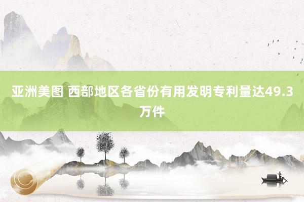 亚洲美图 西部地区各省份有用发明专利量达49.3万件